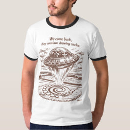 UFO CROP CIRCLES Tシャツ