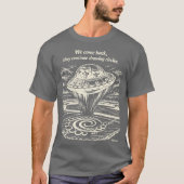 UFO CROP CIRCLES Tシャツ (正面)