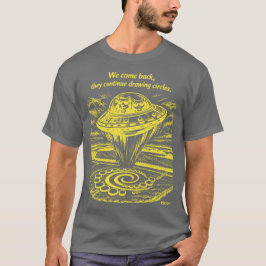 UFO CROP CIRCLES  Tシャツ