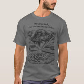 UFO CROP CIRCLES Tシャツ (正面)
