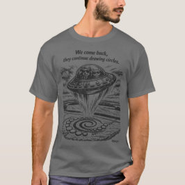 UFO CROP CIRCLES  Tシャツ