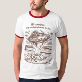 UFO CROP CIRCLES Tシャツ