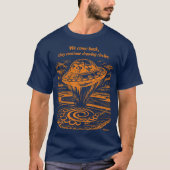 UFO CROP CIRCLES Tシャツ (正面)