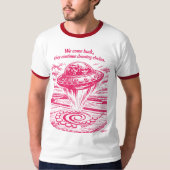 UFO CROP CIRCLES Tシャツ (正面)