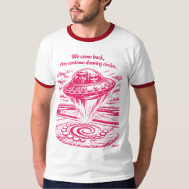 UFO CROP CIRCLES Tシャツ