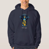UFO Crypto Trader Hoodie – Custom Name Design パーカ (正面)