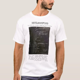 UFO - Declassified 38_143685_box_Incident_Summarie Tシャツ