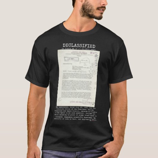 UFO - Declassified 59_214434_SP 16 [7.18.1963] Tシャツ (正面)