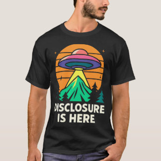 Ufo Disclosure Vintage Alien For Tシャツ