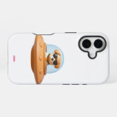 Ufo dog 3D a1 iPhone 16ケース (裏面横)