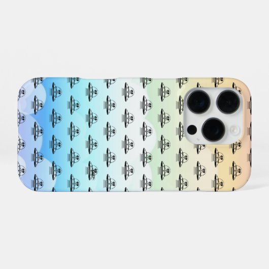 Ufo dog CG17s iPhoneケース (裏面横)