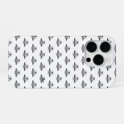 Ufo dog CG17s iPhoneケース (裏面横)