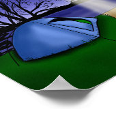 UFO Extraterrestrial Abduction Alien Art  ポスター (角)