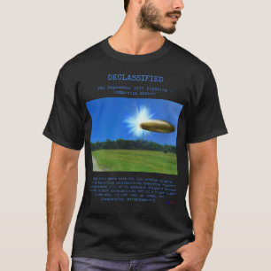 UFO - FBI公開SEP23目撃証言合成スケッチ Tシャツ