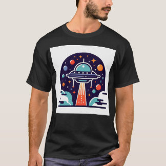 Ufo Illustration Tシャツ