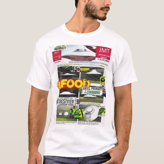 UFO JMT MERCHメンズベーシックTシャツ Tシャツ (正面)