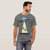 Ufo, Lastenfahrrad, Lastenrad, Cargobike, Aliens Tシャツ (正面フル)