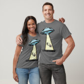 Ufo, Lastenfahrrad, Lastenrad, Cargobike, Aliens Tシャツ (ユニセックス)