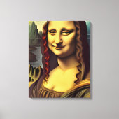 Ufo Mona Lisa Galactic Canvas Print キャンバスプリント (正面)