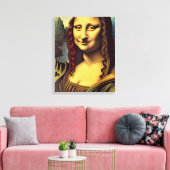 Ufo Mona Lisa Galactic Canvas Print キャンバスプリント (インサイチュ (リビング))