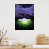 UFO night landing ポスター (キッチン)