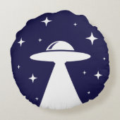 UFO Night Sky  ラウンドクッション (裏面)