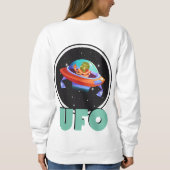 ufo on宇宙 スウェットシャツ (裏面)
