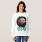 ufo on宇宙 スウェットシャツ (正面フル)