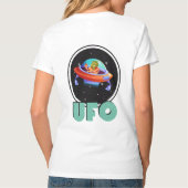 ufo on宇宙 tシャツ (裏面)