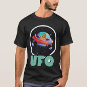 ufo on宇宙 tシャツ (正面)