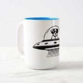 UFO PETS ツートーンマグカップ (正面左)