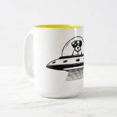UFO PETS ツートーンマグカップ (正面左)