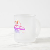 UFO PETS フロストグラスマグカップ (正面右)