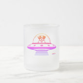 UFO PETS フロストグラスマグカップ (中央)