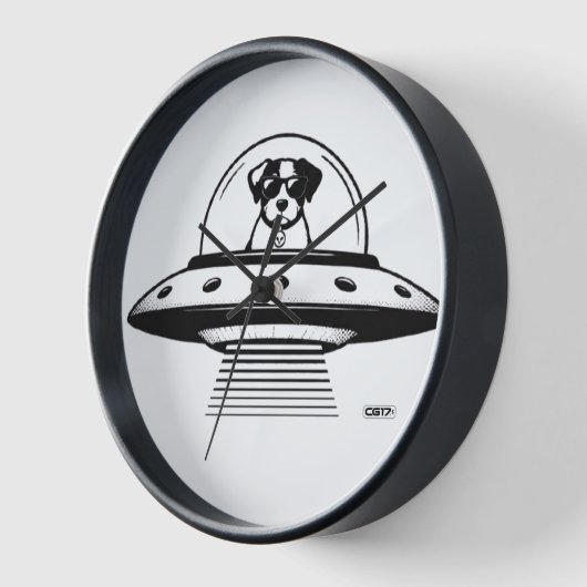 UFO PETS 壁時計 (傾斜)