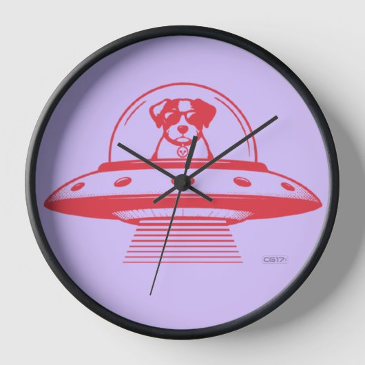 UFO PETS 壁時計 (正面)