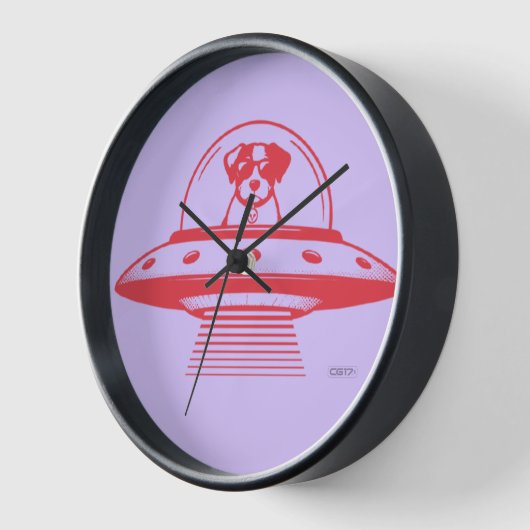 UFO PETS 壁時計 (傾斜)
