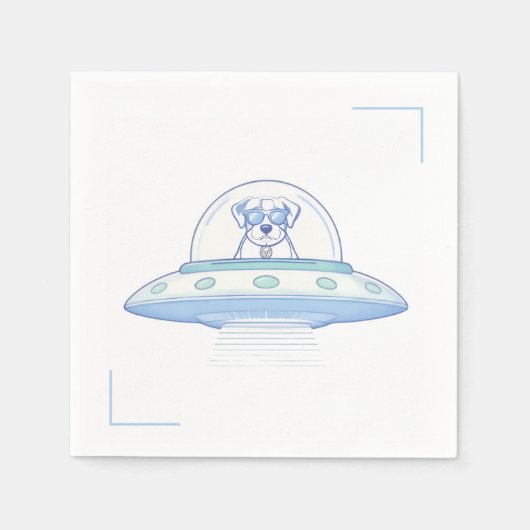 UFO PETS - Baby Shower - スタンダードカクテルナプキン (正面)