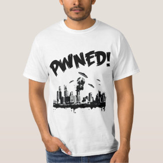 Ufo pwn bw Tシャツ