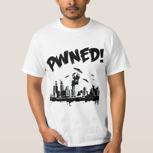 Ufo pwn bw Tシャツ (正面)