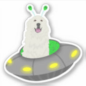 UFO Pyrenees素晴らしステッカー シール (正面)