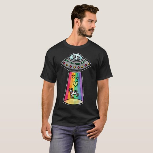 Ufo Rainbow Tシャツ (正面フル)