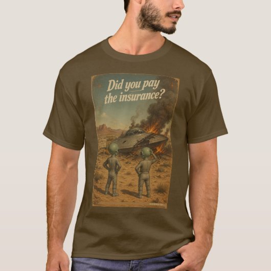 UFO Roswell 40-50s Tシャツ (正面)
