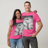 Ufo Selfie Llama Tシャツ (ユニセックス)