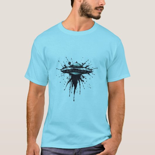 ufo splash art ! tシャツ (正面)