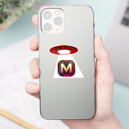 UFO Sticker シール (スマートフォン)