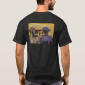 UFO Tシャツ 基本の黒Tシャツ (裏面)