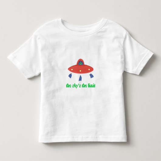 UFO The Sky's The Limit トドラーTシャツ (正面)