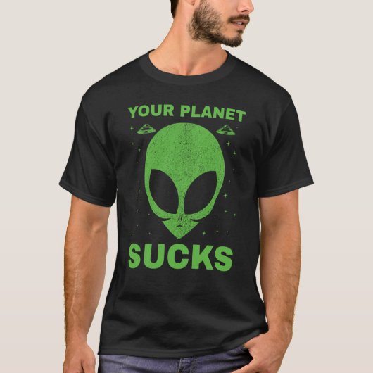 UFO UAP宇宙宇宙不明なフライトオブジェクトエイリアン5 Tシャツ (正面)