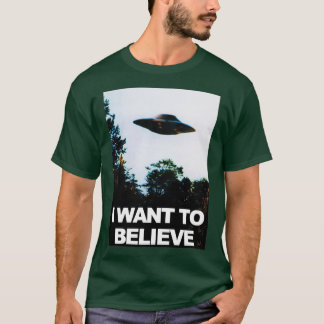 UFO UFOが信じ欲しい Tシャツ